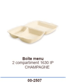 Boîte menu