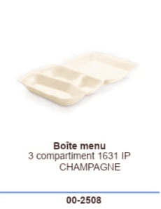 Boîte menu