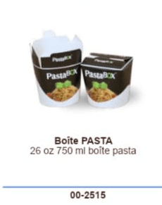 Boîte PASTA