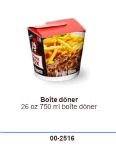 Boite doner